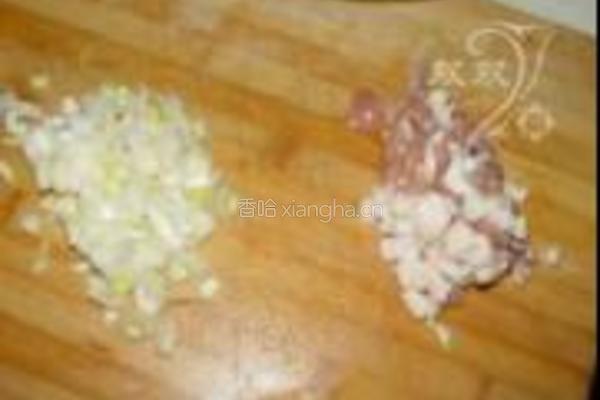 肉末西葫芦粥的做法图解1