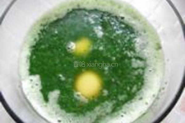 菠菜鸡蛋饼的做法图解6