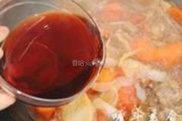 红酒烩牛尾的做法图解6