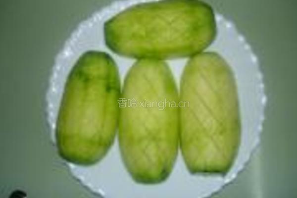 瑶柱节瓜粉丝煲的做法图解2