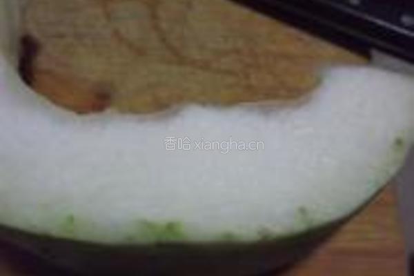 鲜贝虾仁炒冬瓜的做法图解1