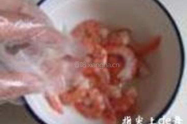 香瓜蜜豆虾仁的做法图解2