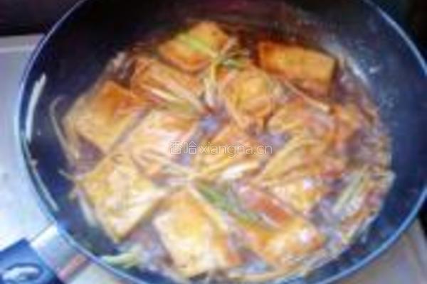 葱烧豆腐的做法图解6