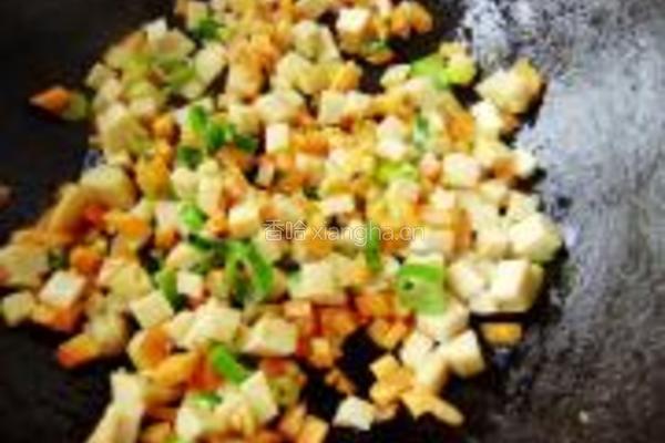 豇豆炒玉米粒的做法图解4