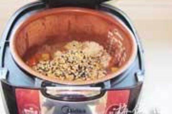 五谷杂粮羊肉抓饭的做法图解10