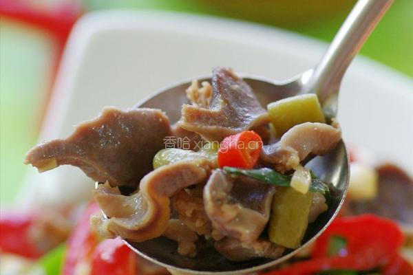 酸豆角炒鸡胗