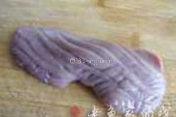 爆炒腰片的做法图解2