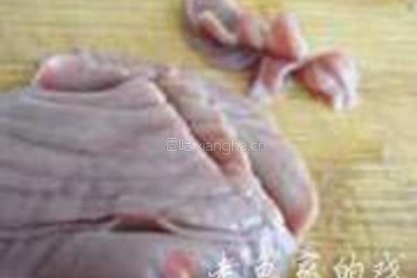爆炒腰片的做法图解3