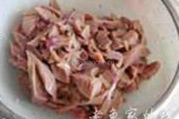 爆炒腰片的做法图解5