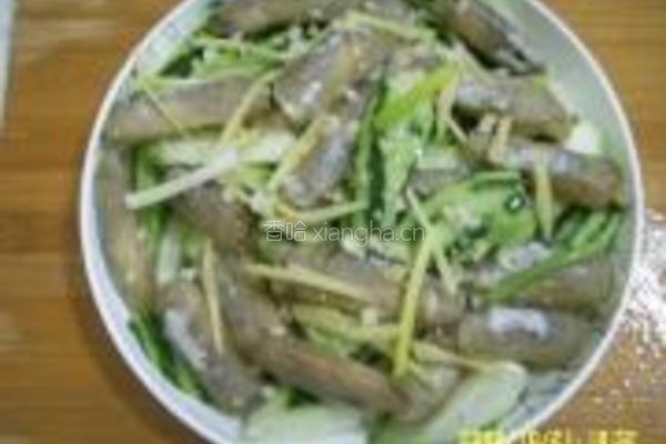 蛏子蒸丝瓜的做法图解2