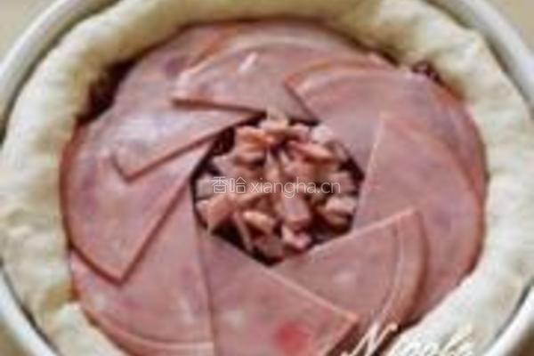 酸豆角火腿芝心披萨的做法图解17
