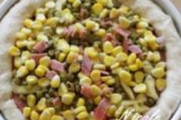 酸豆角火腿芝心披萨的做法图解19