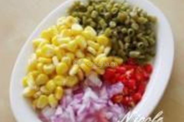 酸豆角火腿芝心披萨的做法图解9