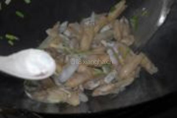 罗勒味葱姜蛏子的做法图解5