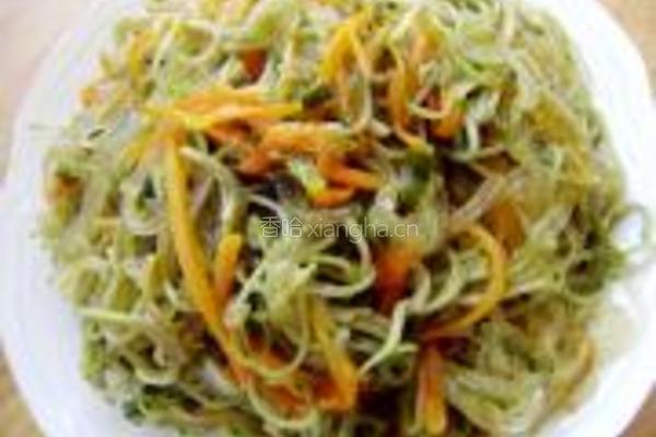 绿豆芽炒粉的做法图解8