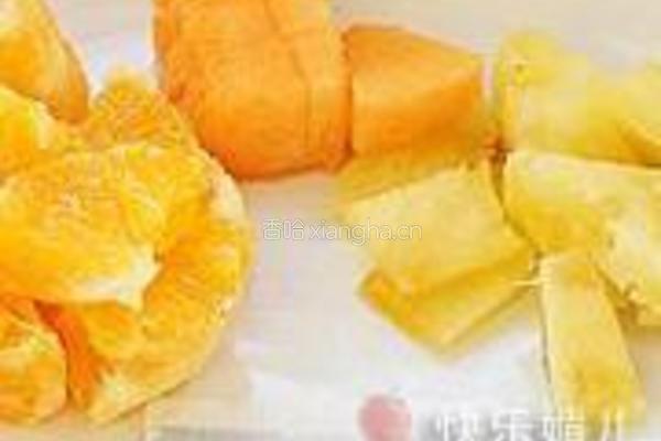柚子缤纷水果茶的做法图解2