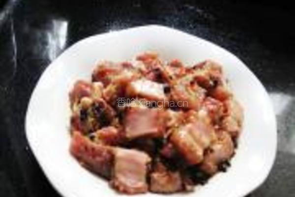 豆豉姜汁蒸排骨的做法图解8