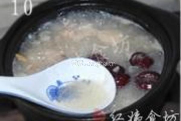 人参糯米鸡汤的做法图解10