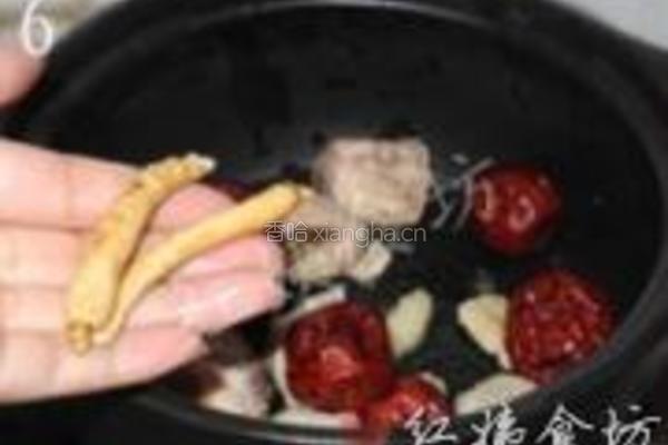 人参糯米鸡汤的做法图解6