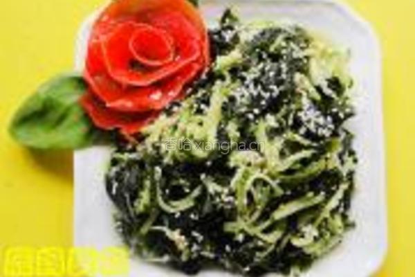 凉拌裙带菜的做法图解5
