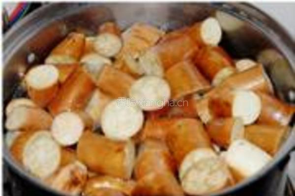 蒜味落苏的做法图解2