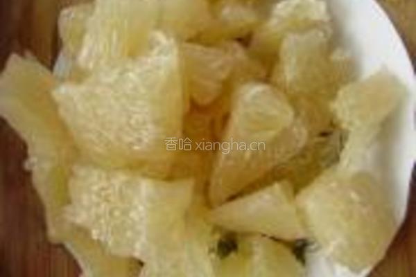 柚子冰糖水的做法图解2
