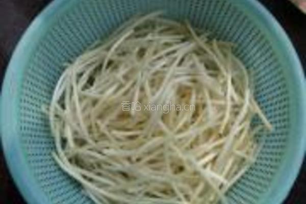 金钩银丝的做法图解2