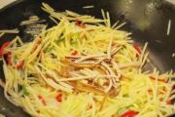 土豆丝炒豆腐干的做法图解8