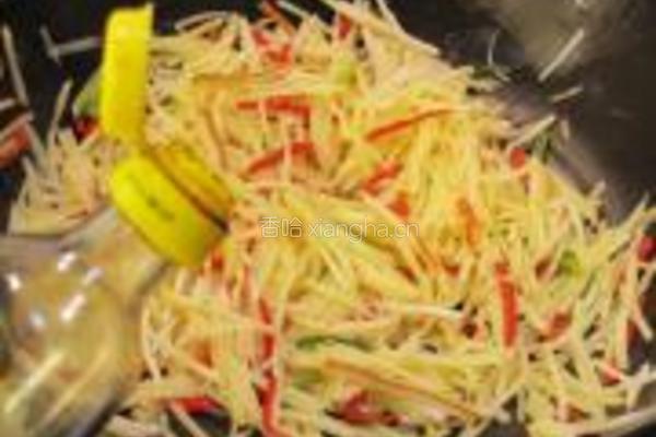 土豆丝炒豆腐干的做法图解9