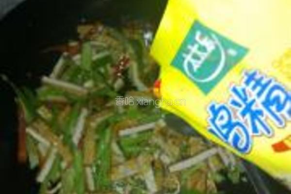 芹菜炒香干的做法图解7