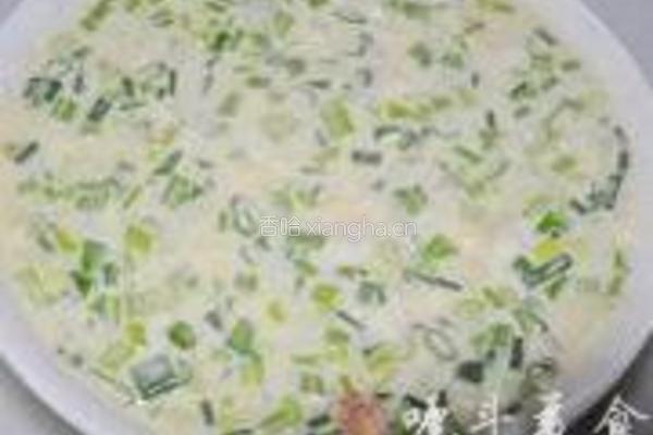 小葱鸡蛋煎饼的做法图解3