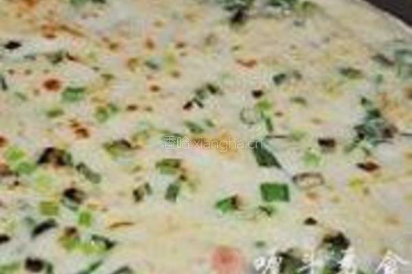 小葱鸡蛋煎饼的做法图解5