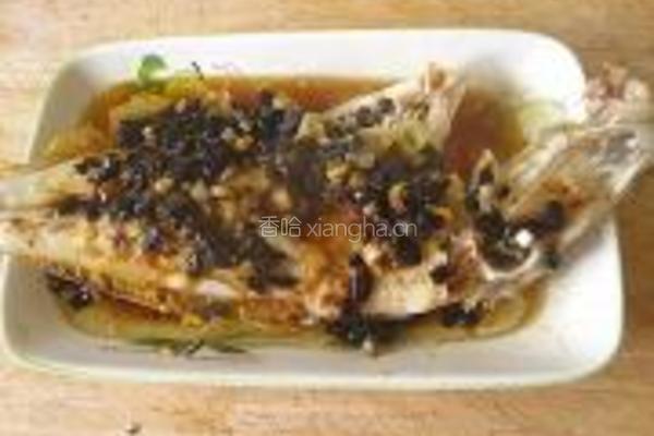 豉汁蒸剥皮鱼的做法图解8