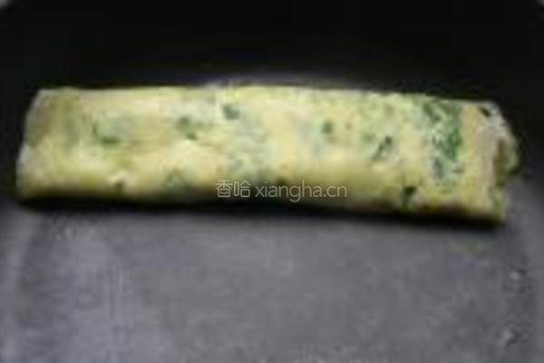 海苔韭菜厚蛋烧的做法图解6
