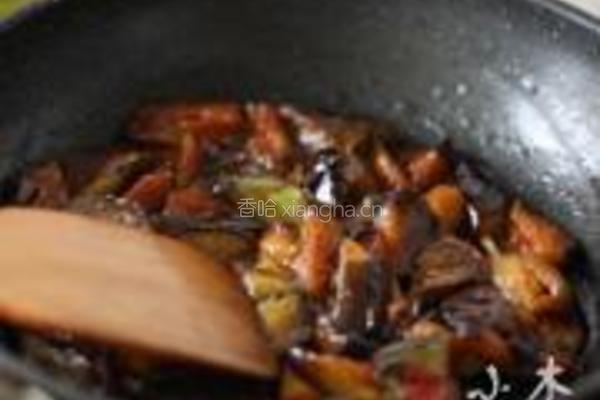 油焖茄子的做法图解8