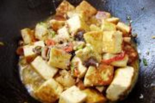 香菇烧豆腐的做法图解8