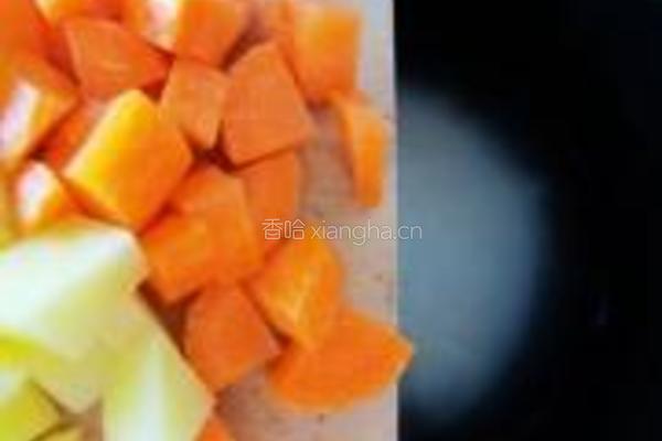 胡萝卜土豆饭的做法图解4