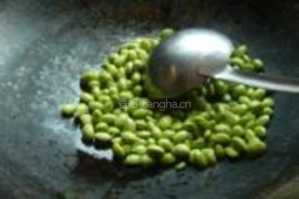 毛豆烧豆腐的做法图解3
