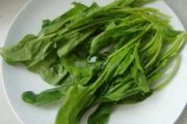 炸菠菜脯的做法图解1