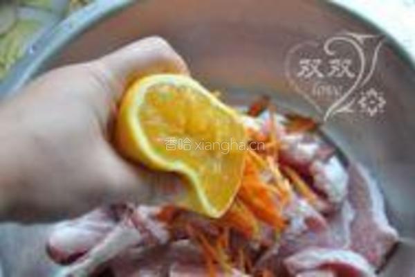 橙香五花肉的做法图解4
