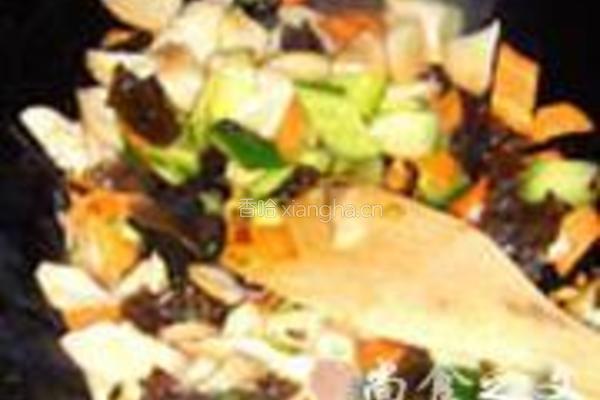 五彩鸡腿菇的做法图解7