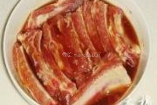 蜜汁叉烧排骨的做法图解3