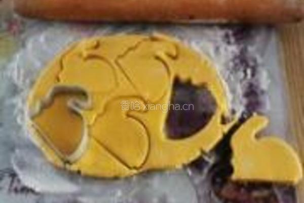 金兔南瓜饼的做法图解3