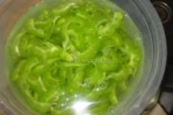 拌苦瓜的做法图解3