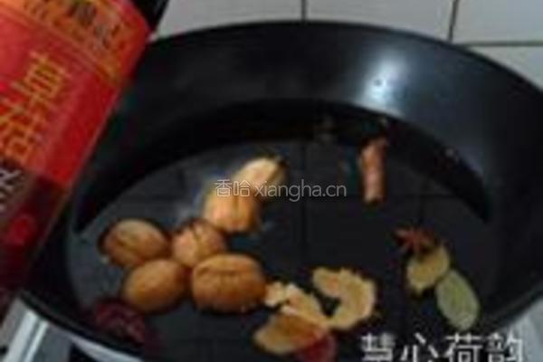 茶香陈皮卤核桃的做法图解8