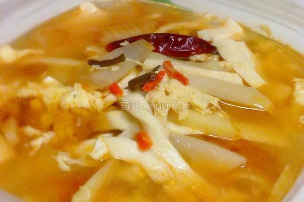 简易酸辣汤