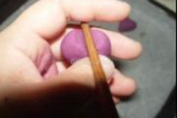 心形紫薯饼的做法图解6