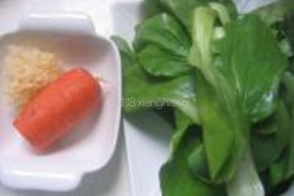 油菜银耳脆的做法图解1