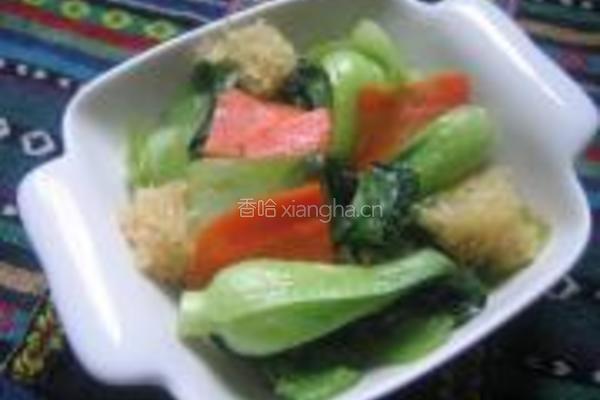 油菜银耳脆的做法图解8