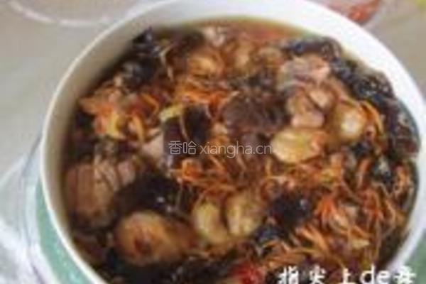 虫草花蒸滑鸡的做法图解6